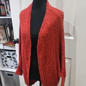 Umgee Rust Open-Front Cardigan